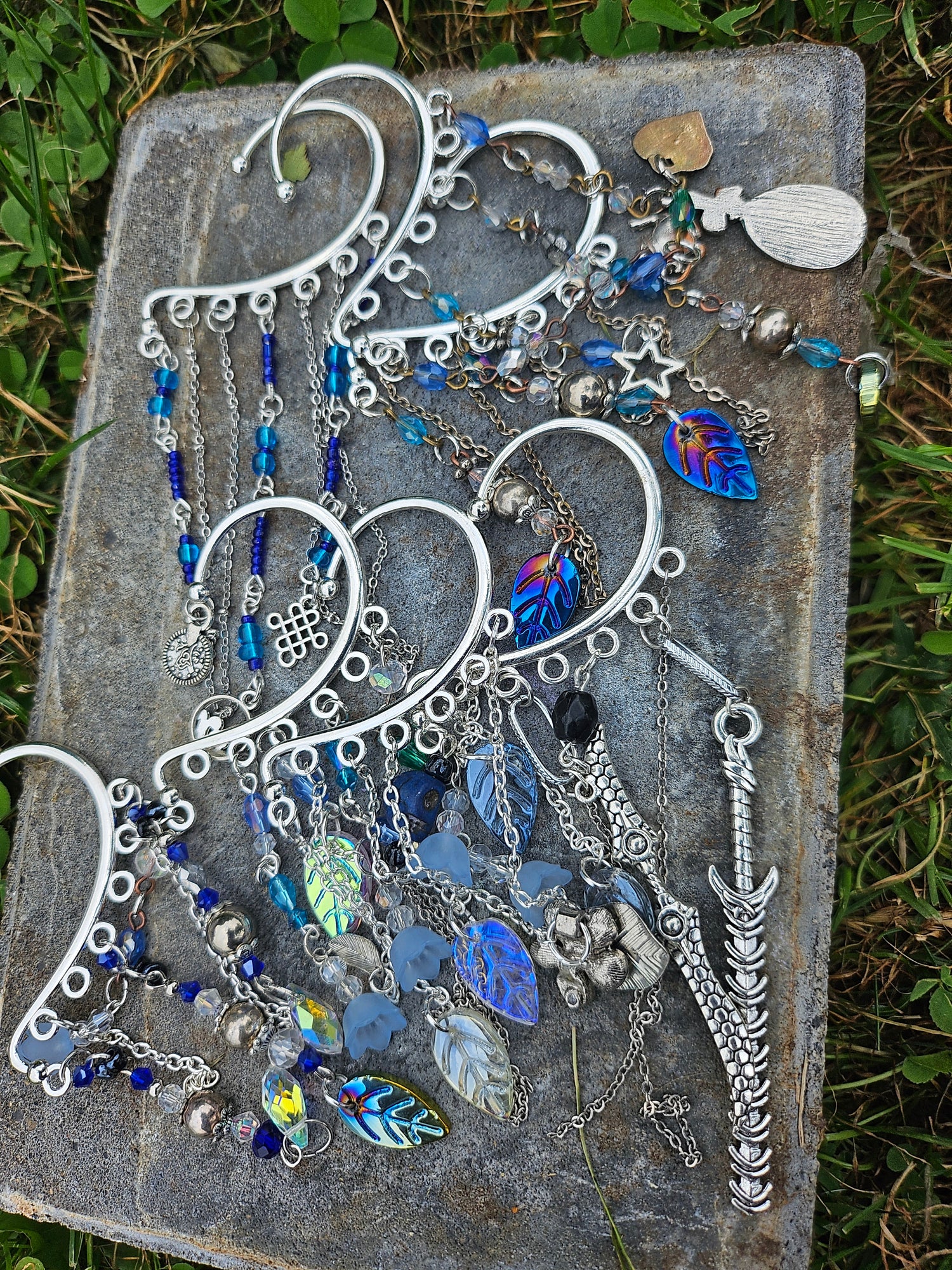 XL Silver Ear Cuffs