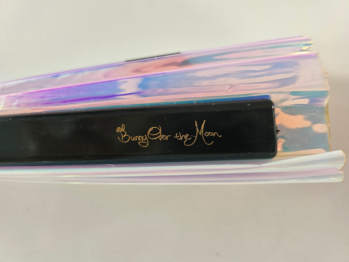 Bunny Over the Moon Hand Fan