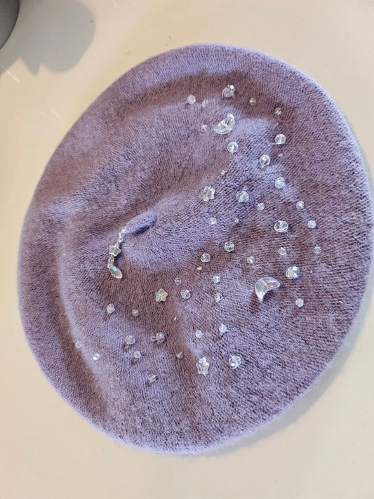 B-P-101 Crystal Lilac Beret