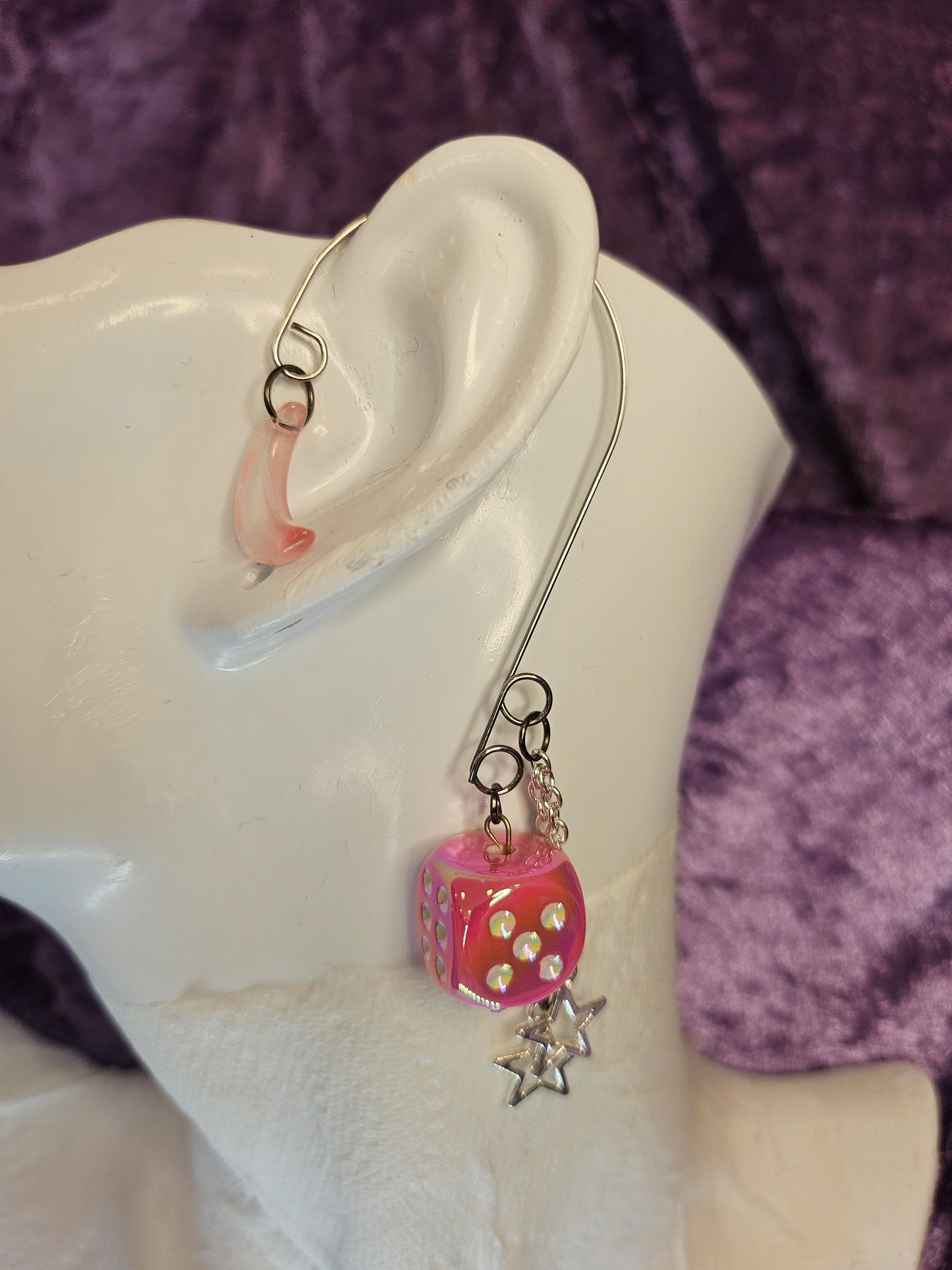 Rose Lucky Stars Wire Ear Cuff