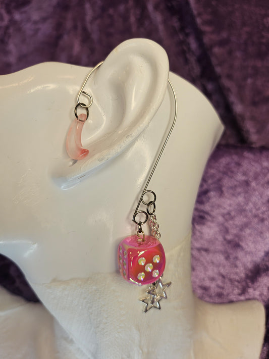 Rose Lucky Stars Wire Ear Cuff