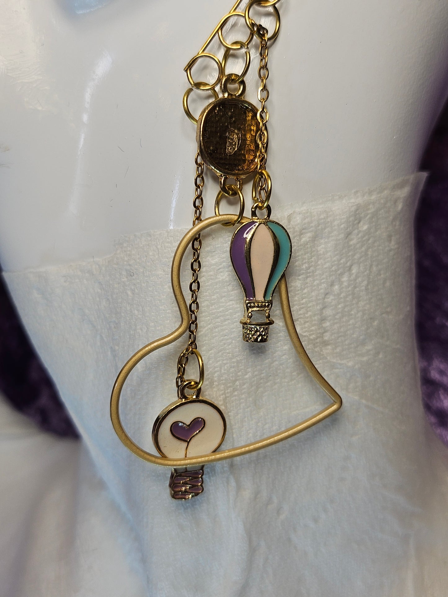 Lovely Balloon Ride Wire Ear Cuff