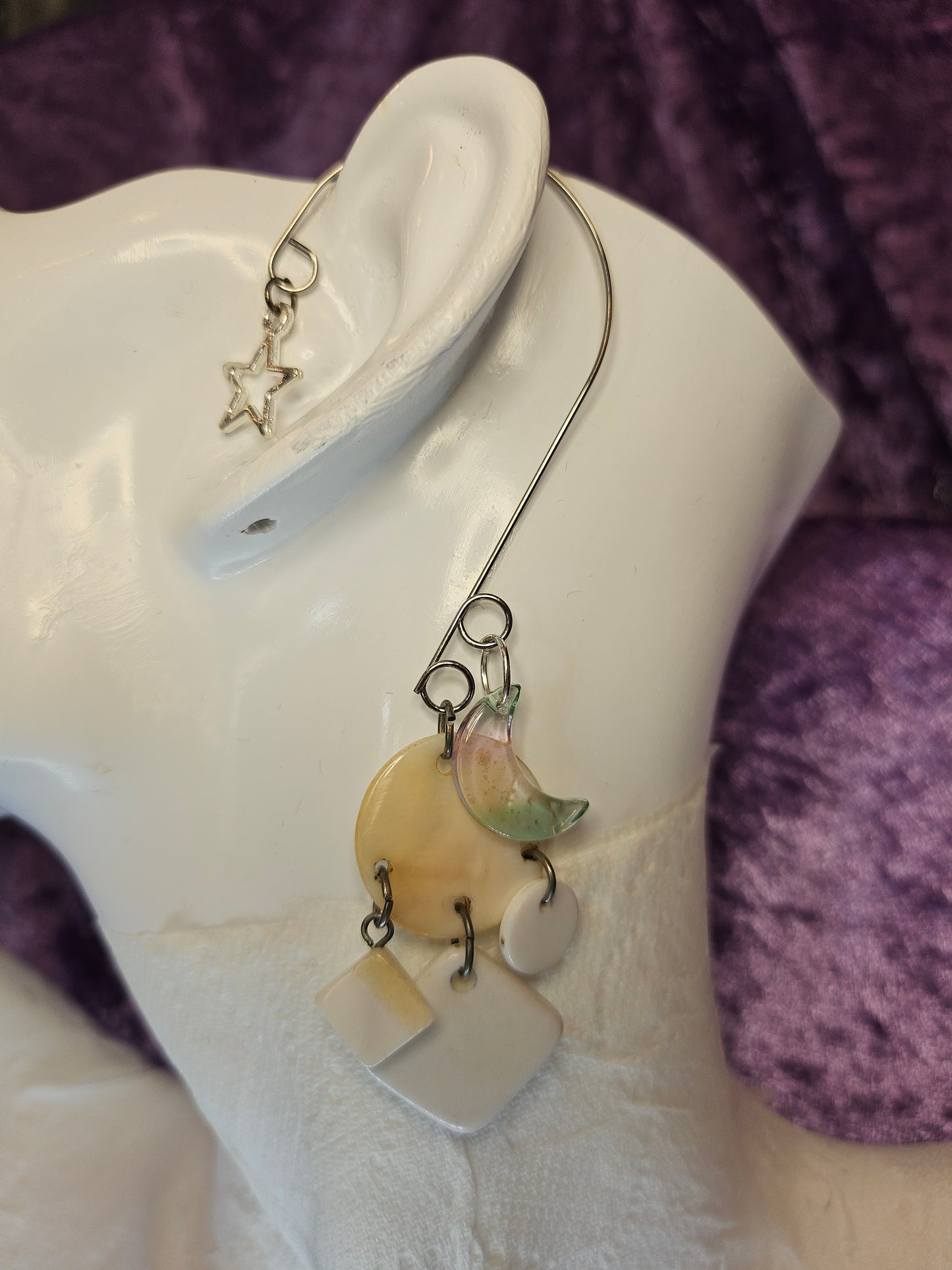 Full Moon Eclipse Wire Ear Cuff
