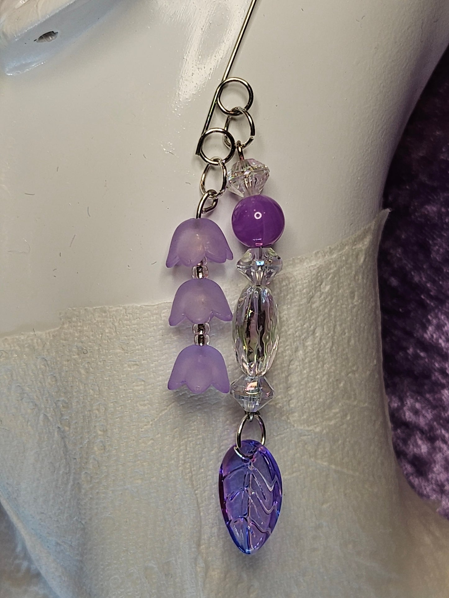 Lilac Dream Wire Ear Cuff