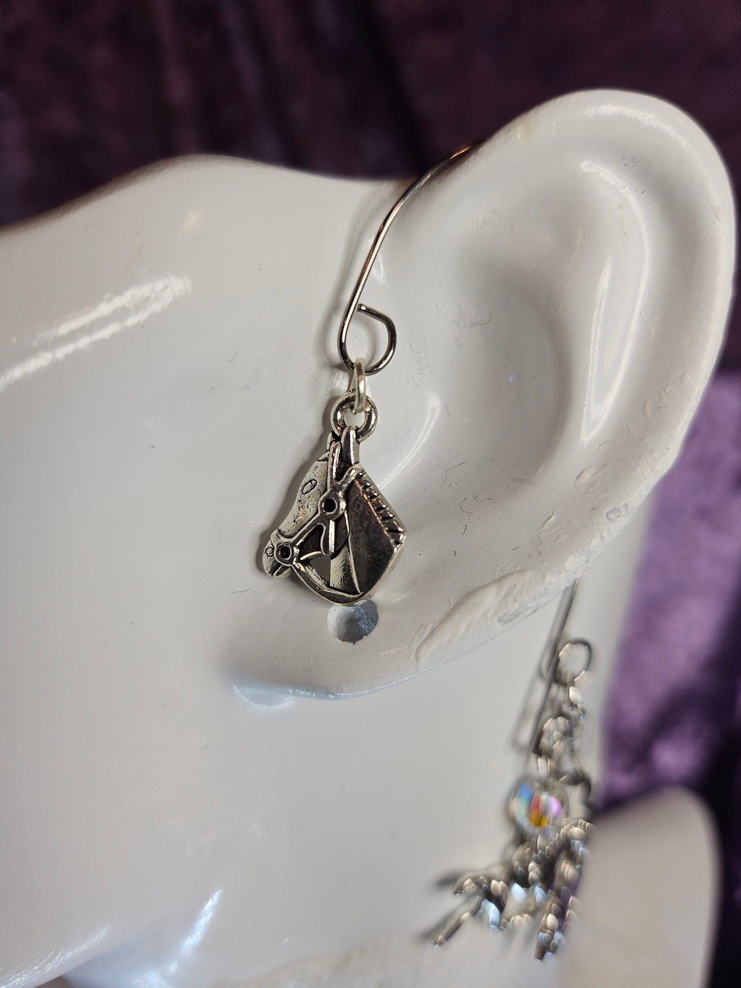 Horse Love Wire Ear Cuff