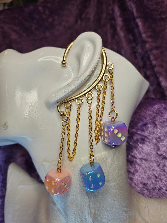 Pastel Dice Twilight Gold