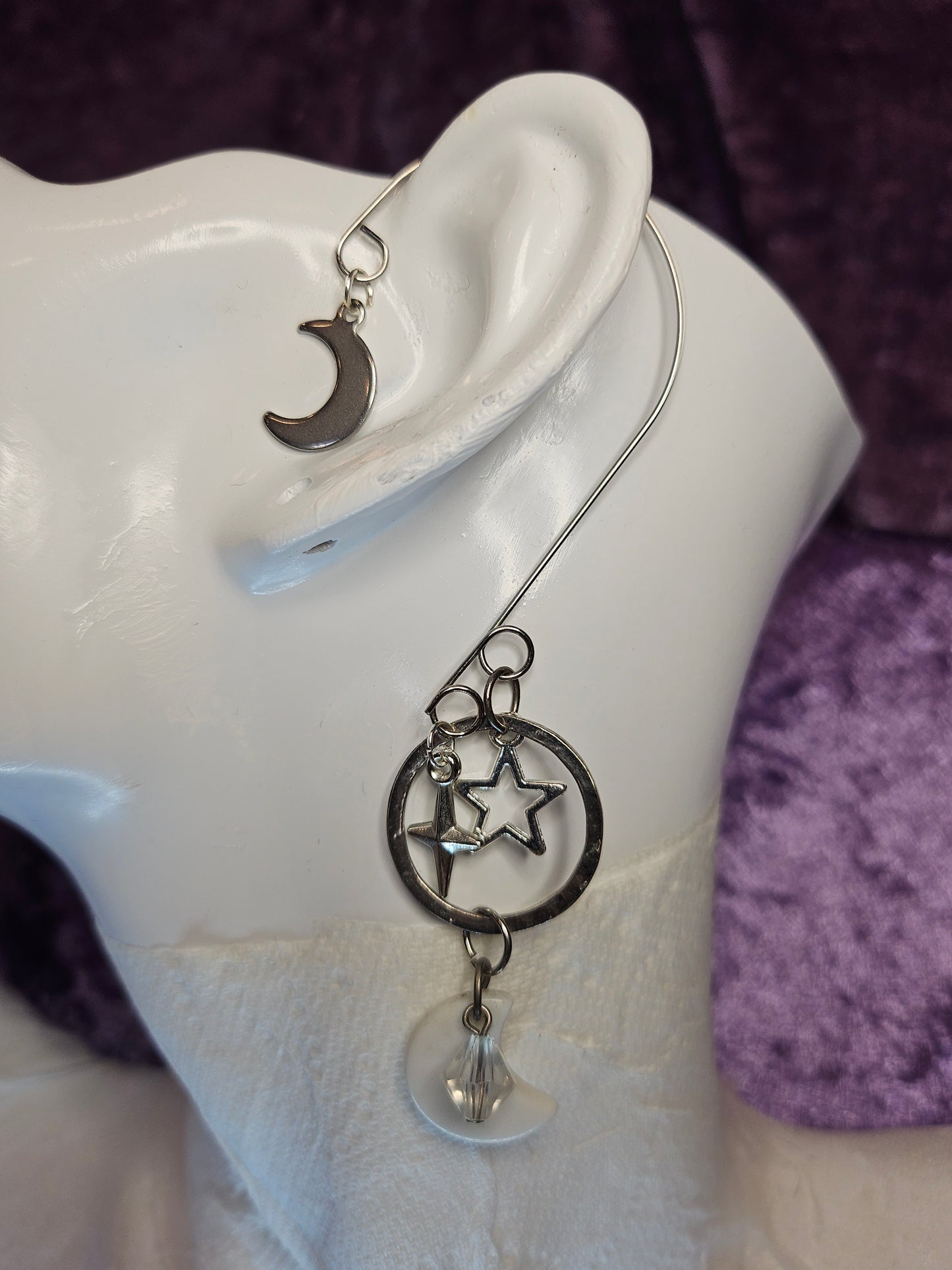 Fallen Eclipse Wire Ear Cuff