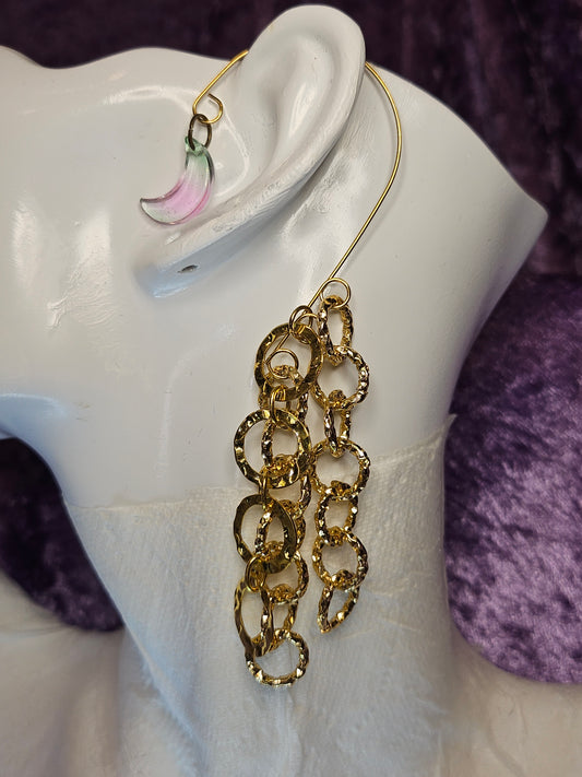 Goldie Hoops Wire Ear Cuff