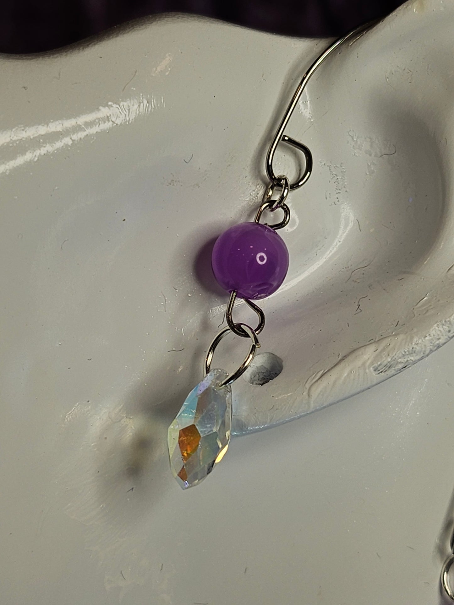 Lilac Dream Wire Ear Cuff