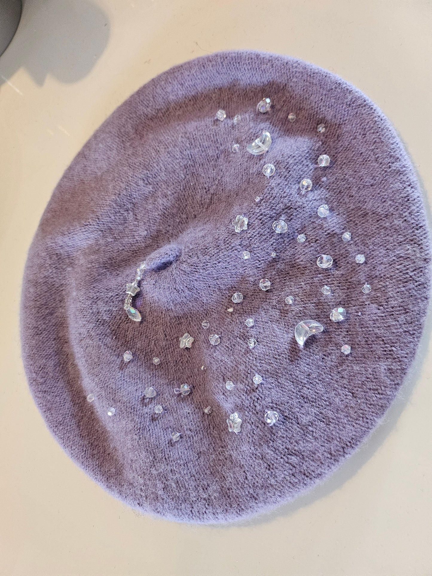 Crystal Lilac Beret